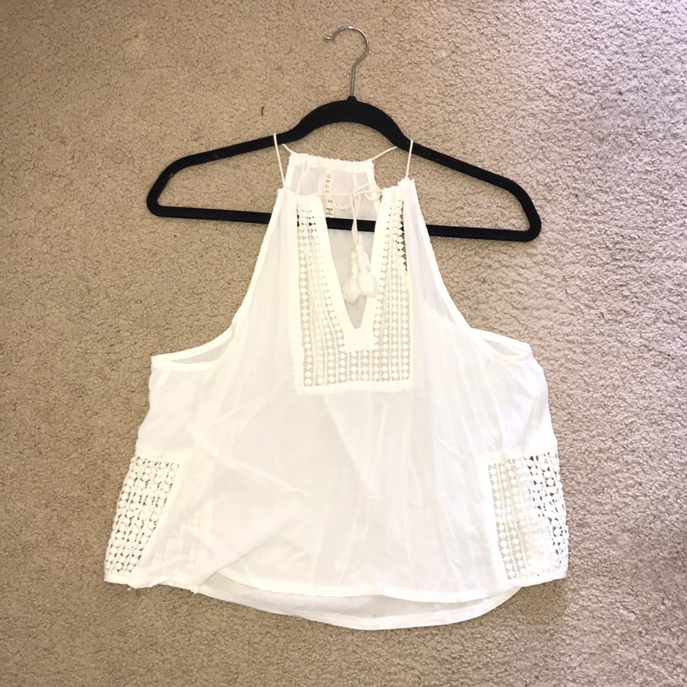 RAGA halter top in white